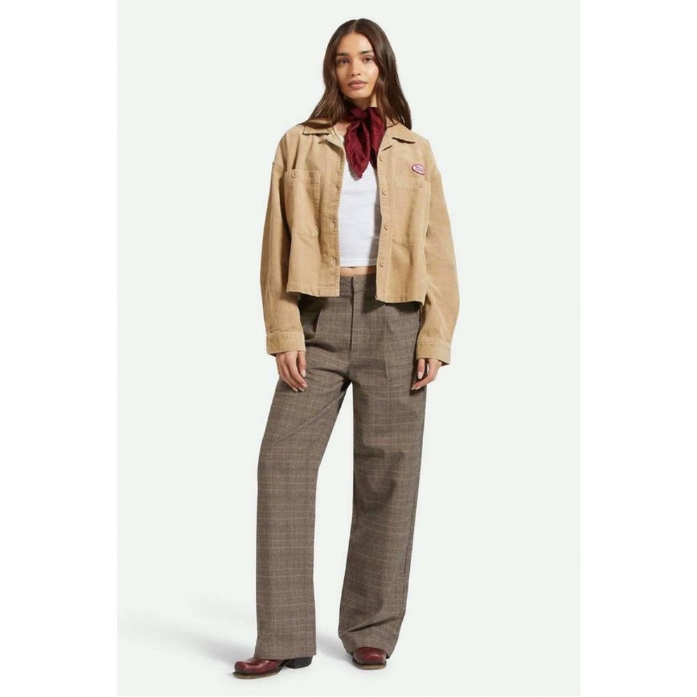 NWT Brixton Utopia Corduroy Overshirt in Sand Sz XS - Picture 2 of 13